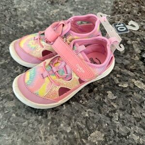 OshKosh B'gosh Pink and Yellow Kids Sneakers